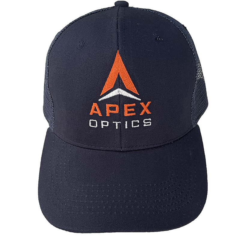 Apex Embroidered Mesh Cap - Navy